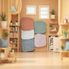 Wool seat cushion, honeycomb mesh breathable seat cushion, 40X37 polyester chair cushion for office and household use Application Scenario